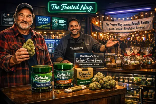 The Frosted Nug Launches Belushi Farms, First Craft Cannabis Brand in Red Bank