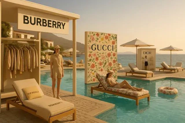Luxury Fashion Brands Claim European Beach Clubs, Raising Retail Pop-Up Stakes