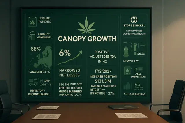 Canopy Growth Posts Revenue Gains but Warns Profitability Still a Fiscal 2027 Goal