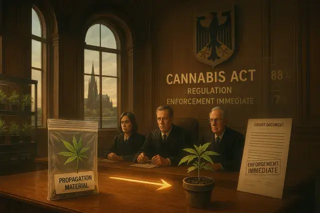 German Court Rules Planted Cannabis Cuttings Fall Under Regulation, Closing a Retail Loophole